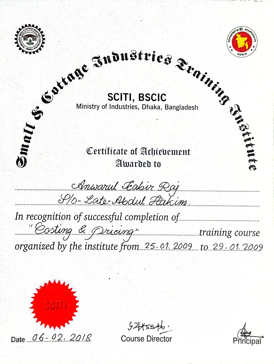 Certification 7